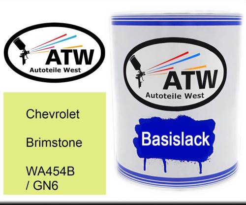 Chevrolet, Brimstone, WA454B / GN6: 1L Lackdose, von ATW Autoteile West.